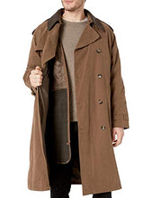 Load image into Gallery viewer, London Fog Men&#39;s Iconic Trench Coat, British Khaki, 40 Regular
