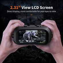 Load image into Gallery viewer, GTHUNDER Digital Night Vision Goggles Binoculars for Total Darkness—Infrared Digital Night Vision Large Viewing Screen, 32GB Memory Card for Photo and Video Storage—Perfect for Surveillance
