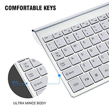 Load image into Gallery viewer, Wireless Keyboard Mouse Combo, cimetech Compact Full Size Wireless Keyboard and Mouse Set 2.4G Ultra-Thin Sleek Design for Windows, Computer, Desktop, PC, Notebook, Laptop - Silver
