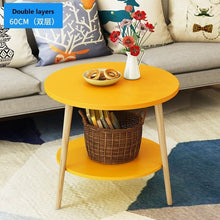 Load image into Gallery viewer, U-BEST Wooden Round Magazine Shelf  Small Tea Table Office Coffee End Table  Bedroom Living Room Furniture
