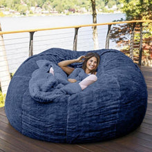 Load image into Gallery viewer, VIP LINK Dropshipping Giant Fur Bean Bag Cover Big Round Soft
